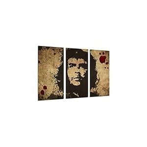 Ref.26375 Che Guevara Impression sur bois Format XXL 97 x 62 cm