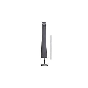 Sekey Housse de Protection pour Parasol de Jardin avec Tige - Diamètre 350 cm/200 x 300 cm - avec Ouvertures d'aération - Housse pour Parasol de marché/Parasol de Balcon - Imperméable