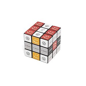 Volkswagen Rubik's Cube 2GV087556 Puzzle Rotatif avec Logo VW, Inscription T-ROC et Design T-ROC