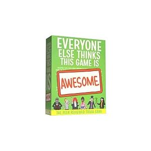 Everyone Else Thinks This Game is Awesome! | from Pan-Universal Galactic Worldwide & Cryptozoic | The Peer-Reviewed Trivia Game | Over 1,000 Questions | Card Game for 2-8 Players Ages 14+ | English