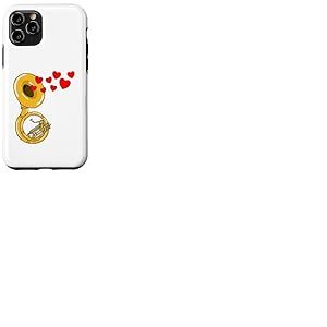 Soubassophone Saint-Valentin Cuivres Mariage Coque pour iPhone 11 Pro
