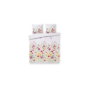 Papillon Housses de Couette Mabel, Coton Satin, Multicolore, 200 x 200/220 cm