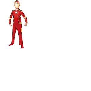 Rubies 640829TODD Marvel Avengers Costume d'Iron Man classique pour enfant gar&ccedil;on 2-3 ans