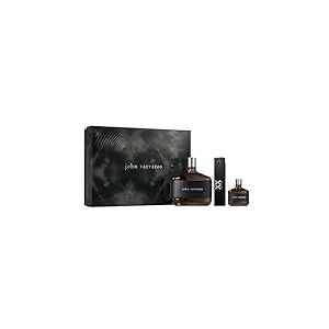 John Varvatos, Coffret Trio Heritage Eau de Toilette Homme, Senteur Bois&eacute;e, Coffret Parfum homme, Cadeau Homme