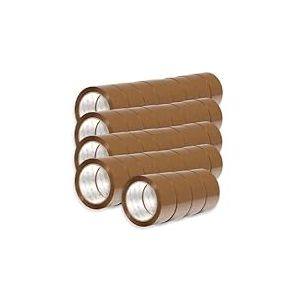 OFITURIA Ruban Adh&eacute;sif pour Emballage, Ruban Marron, Ruban pour Emballage Cartons D&eacute;m&eacute;nagement et Envois, Ruban Adh&eacute;sif pour Emballer, Bande Adh&eacute;sive S&eacute;curis&eacute;e R&eacute;sistante (38mmx66m, 36 rouleaux)