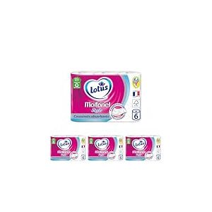 Papier toilette LOTUS Moltonel Style x6 rouleaux (Lot de 4)