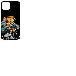 Look Capybara Cool avec v&eacute;lo pour gar&ccedil;ons et Filles Coque pour iPhone 15 Plus