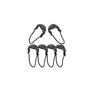 Maxpedition Lot de 6 Petites tirettes de Fermeture éclair étiquette Bagage 2cm, Noir, 2 cm, Étiquette de Bagage