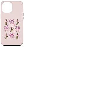 Saxophone Instrument Saxophoniste Saxiste Sax Girl Coquette Coque pour iPhone 12 Pro Max