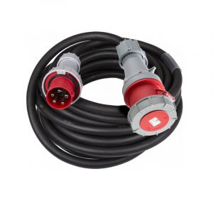 Rallonge triphas&eacute; + neutre 63A 3P+N+T 380V - Cable HO7RNF 5x16mm&sup2;