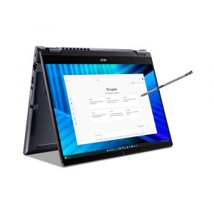 Acer TravelMate P4 Spin 14 Ordinateur portable convertible | TMP414RN-55-TCO | Bleu - Couleur Bleu
