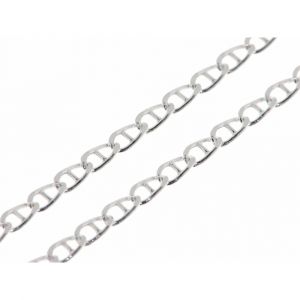 Chaine Argent Maille Marine 2.5mm 50cm