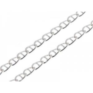 Chaine Argent Maille Marine 3mm 45cm