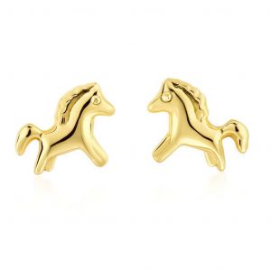 Boucles d oreilles Or Cheval