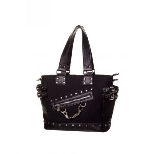 Sac Banned Clothing Handcuff Handbag Noir : Taille - TU