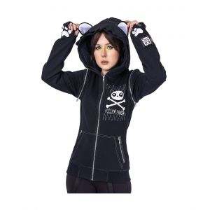 Sweat Shirts Femme KP KILLER Noir : Couleur - Noir, Taille - L