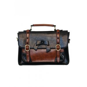 Sac Banned Clothing Buckle With Bow Retro : Couleur - Noir