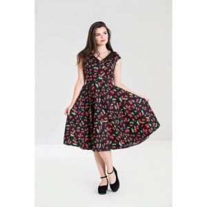 Robe Hell Bunny Cherry Pop 50s : Taille - XS