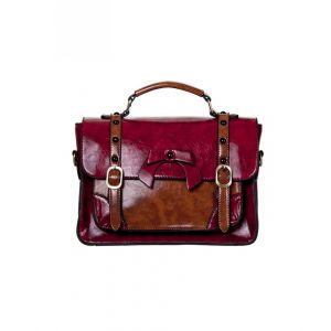 Sac Banned Clothing Buckle With Bow Retro : Couleur - Rouge
