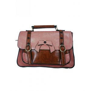Sac Banned Clothing Buckle With Bow Retro : Couleur - Rose