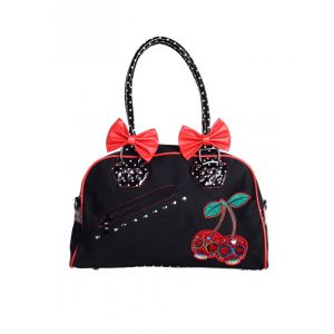Sac Banned Clothing Cherry Skulls Dots : Taille - TU