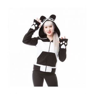 Sweat Shirt Veste Killer Panda Split Up : Taille - M