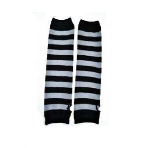 Arm Warmers - Protège-bras STRIPES Noir / Rouge : Couleur - Noir, Taille - TU