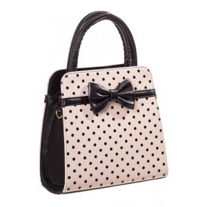 Sac Banned Clothing Carla Cream/Noir : Taille - TU