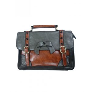 Sac Banned Clothing Buckle With Bow Retro : Couleur - Gris