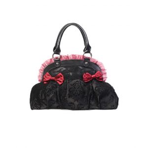 Sac Banned Clothing Reinvention Noir/Bordeaux : Taille - TU