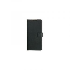 Xqisit - Etui Avec Coque Arrière Intégrée Slim Wallet Selection - Couleur : Noir - Modèle : Galaxy S22+