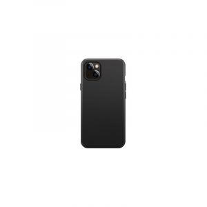 Xqisit - Coque Souple Silicase - Couleur : Noir - Modèle : iPhone 15 Plus