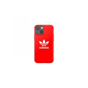 Adidas - Coque Souple Entry - Couleur : Rouge - Modèle : iPhone 13 Mini