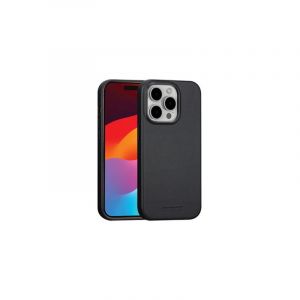 Dbramante1928 - Coque Cuir Roskilde MagSafe - Couleur : Noir - Modèle : iPhone 15 Pro Max