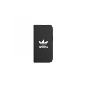 Adidas - Etui Avec Coque Arrière Intégrée Trefoil - Couleur : Noir - Modèle : iPhone 13 Pro