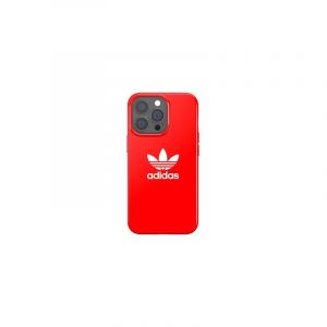 Adidas - Coque Souple Entry - Couleur : Rouge - Modèle : iPhone 13 Pro