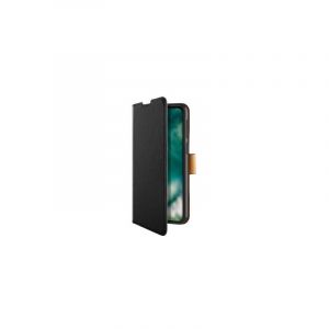 Xqisit - Etui Avec Coque Arrière Intégrée Slim Wallet Selection - Couleur : Noir - Modèle : Galaxy A33 5G