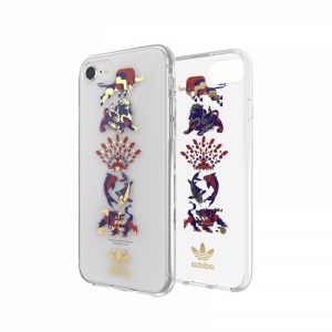 Adidas - Coque Semi-Rigide CNY - Couleur : Transparent - Modèle : iPhone 8