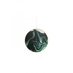 iDeal Of Sweden - Chargeur Induction Golden Olive Marble - 10W - Couleur : Vert