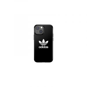Adidas - Coque Souple Entry - Couleur : Noir - Modèle : iPhone 13 Mini