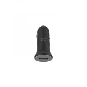 Xqisit - Chargeur Auto 1 Port USB-A - Couleur : Noir