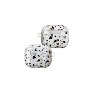 Laut - Capsule Terrazo AirPods 3 - Couleur : Blanc - Modèle : AirPods