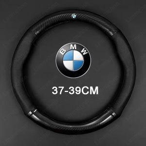 Housse de volant avec Logo de voiture, pour BMW s&eacute;rie 1 3 5 E90 E91 E92 E60 E70 E71 E72 E82 E87 E88