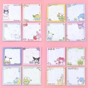 MINISO Kawaii Sanrio pense-bête Kuromi ma mélodie cannelle mignon Anime dessin animé étudiant Note