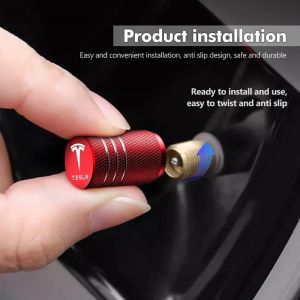 Tige de Valve de pneu de roue de voiture en métal, 4 pièces, capuchon anti-poussière, accessoires