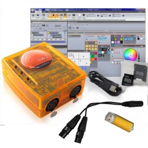 Sunlite Suite 2 FC 1536 canaux DMX512 contrôleur d'éclairage de scène logiciel DJ équipement
