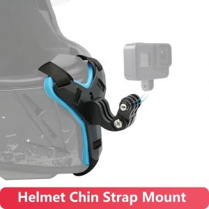 Support de mentonnière pour casque de moto, pour GoPro Hero 12 11 10 9 8 7 6 5 noir DJI Osmo