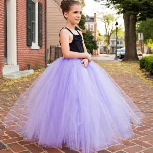 Jupes tutu longues µpour bébés filles, couches faites à la main, jupons de danse, tutus pour