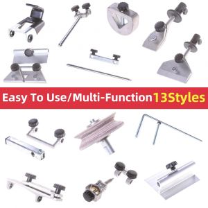 Accessoires d'aff&ucirc;tage pour meuleuse refroidie &agrave; l'eau, gabarit de couteau court et long, pinces de