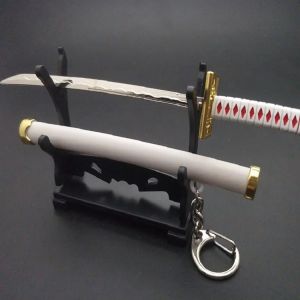 Anime porte-cl&eacute;s Roronoa Zoro samoura&iuml; &eacute;p&eacute;e m&eacute;tal porte-cl&eacute;s fourreau porte-cl&eacute;s Katana boucle